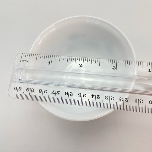 2 Vintage Arcopal France Coffee Mug Tea Cups Blue Onion Pattern Milk Glass - Picture 10 of 12